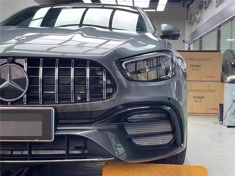New Arrival 2021 Genuine E63 Amg Body Kit with Front Bumper Assembly Grille Rear Diffuser Exhaust Tips for Benz W213 E Class 2020-2021
