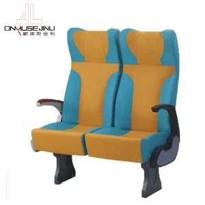 Luxury Blue Yellow Leather Small Van Bus Seat