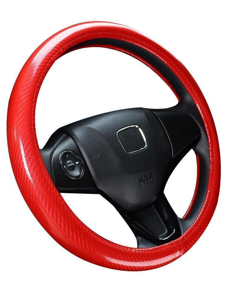 Car Steering Wheel Cover Carbon Fibre Fit Cars, SUVs, Trucks