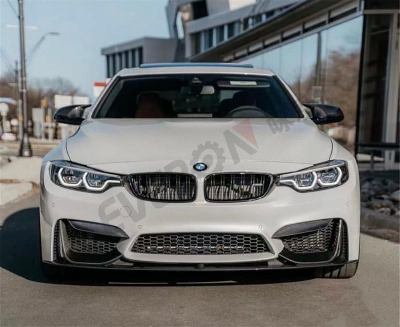 Mad Style Front Lip Bumper Spoiler with Wrap Angle for BMW 3 Series F30 F35 2013-2019
