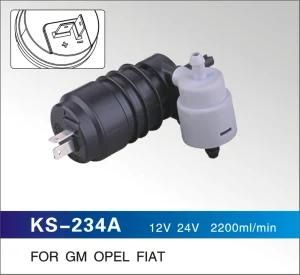 12V 24V 2200ml/Min Washer Pump for GM Opel Flat