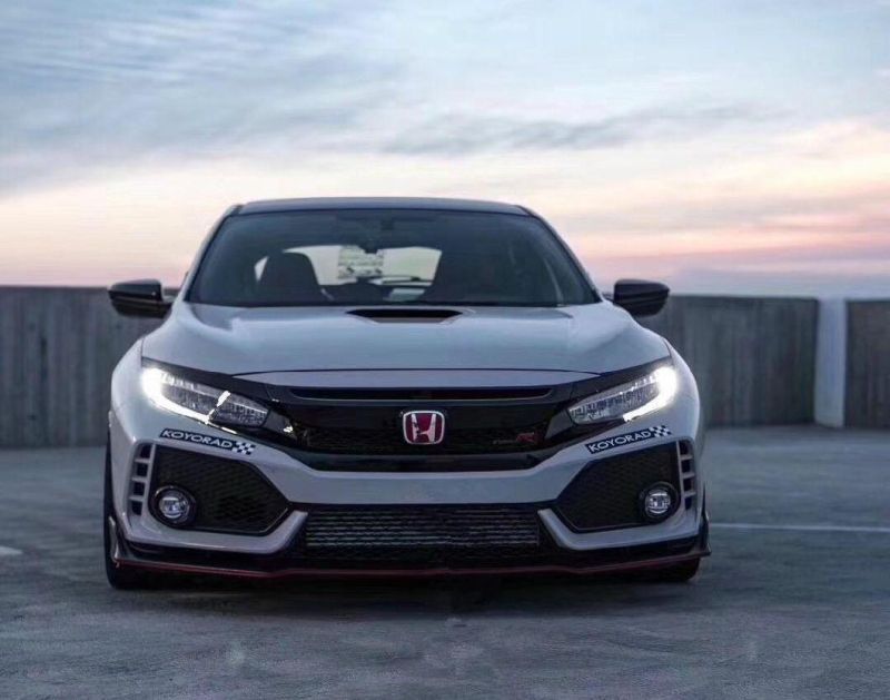 Auto Accessory FC Style Body Kits for Honda Civic Sedan 2016 2018 Replacement Parts Front and Rear Bumpers