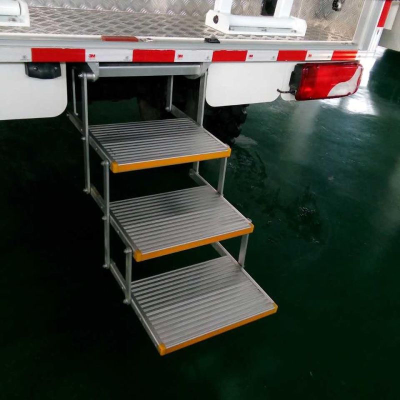 Ce Aluminum Folding 3 Step Electric Side Step Ladder for Vehicle with LED Light