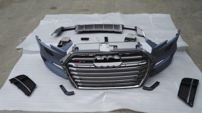 Customized Auto Parts Auto Spare Part Body Kit Front Bumper Grille for Audi A3 S3 2017-2019