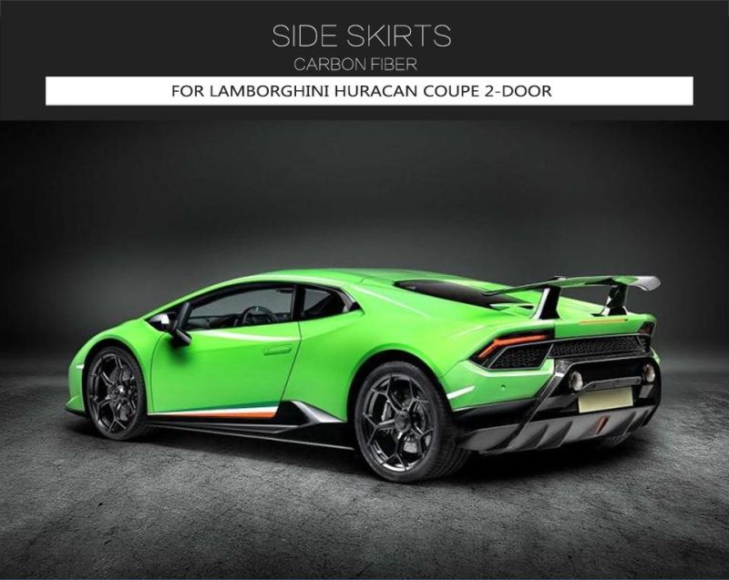 Carbon Fiber Side Skirts for Lamborghini Huracan 2014-2018