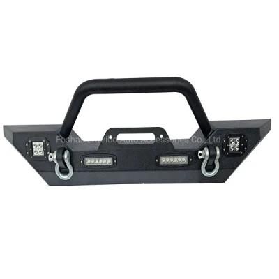 Black Iron Steel 4X4 Accessories Front Bumper Bullbar for Jeep Wrangler