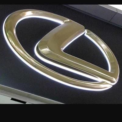 Export Sound Luxury Outdoor 2015 Hot Sale Back Lit LED Acrylic Motor Logo Signs