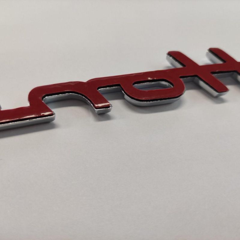 Chrome Silver Custom ABS Auto Accessories Car Letter Badge Emblem