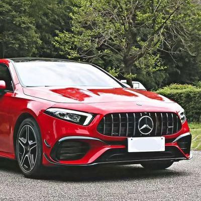 Car Accessories Auto Body Part Front Bumper with Rear Diffuser Grille for Mercedes Benz a Class A45s W177 2019 2020 2021