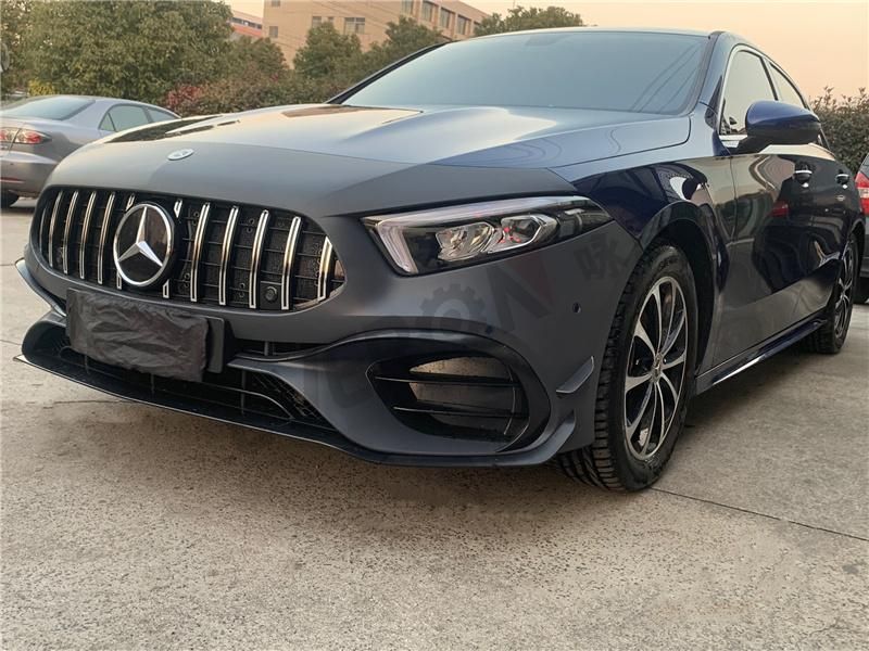 A45 Amg Body Kit Car Bumpers with Grille Diffuser for Mercedes Benz W177 a Class 2019-2021