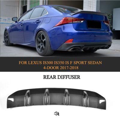 Carbon Fiber Rear Diffuser for Lexus Is300 Is350 Is F Sport Sedan 4-Door 17-18