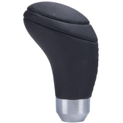 PU Leather Black Gear Shift Lever Knob