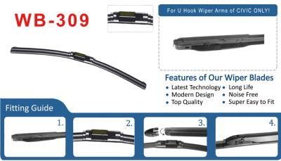 High Quality Best Price Universal Windshield Car Wiper Blades for Honda Civic