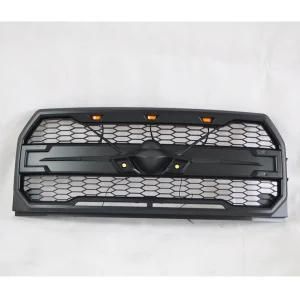 Front Grille Protector Guard with 5 Lights for Ford F-150 2015 - 2017
