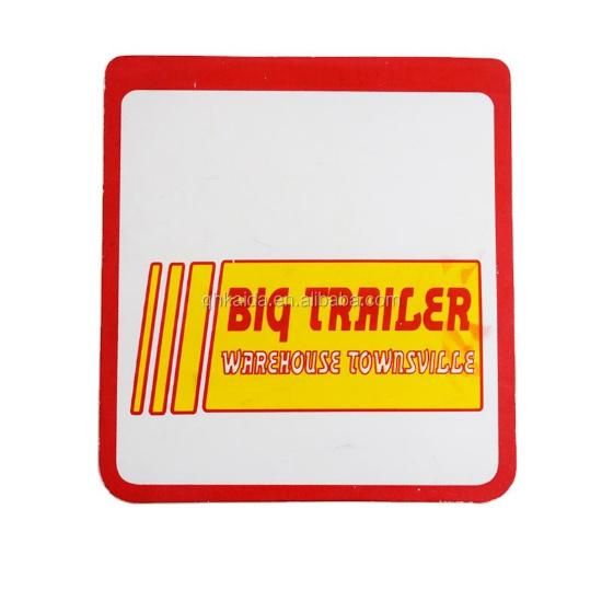 White EVA Mud Flaps/Mudguards for Semi-Trailer