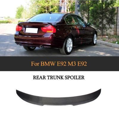 Carbon Fiber Rear Trunk Spoiler for BMW 3 Series E92 Base Sedan M Tech Sport M3 2006 - 2013