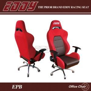 Eddy Racing Seat Office Chair Office Furniture with Iron Backing in Black, Red or Blue Fabric