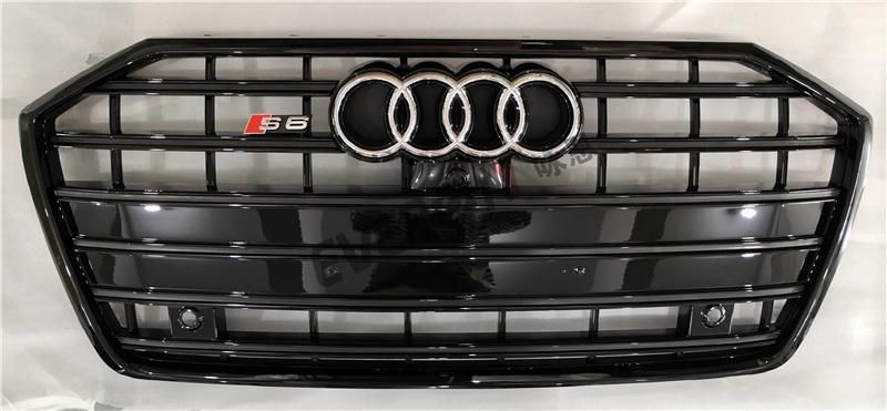Body Kit S6 Style Front Bumper Hood Grille with Acc for 2019 Audi A6 C8