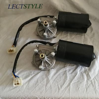 24V 80W 45rpm DC Electric Gear Wiper Motor on Bottle Return or Can Scrap Machine