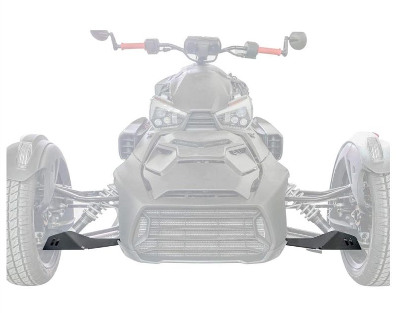 Aluminum Front Splash Guard Protectors Black a-Arm Protectors