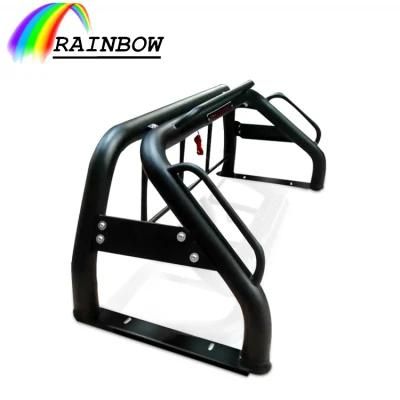 Exterior Accessories Truck Body Parts Aluminum Alloy Black Basket Roof Rack Roll Bar/Cage/Frame 4X4 for Truck Bed Cover