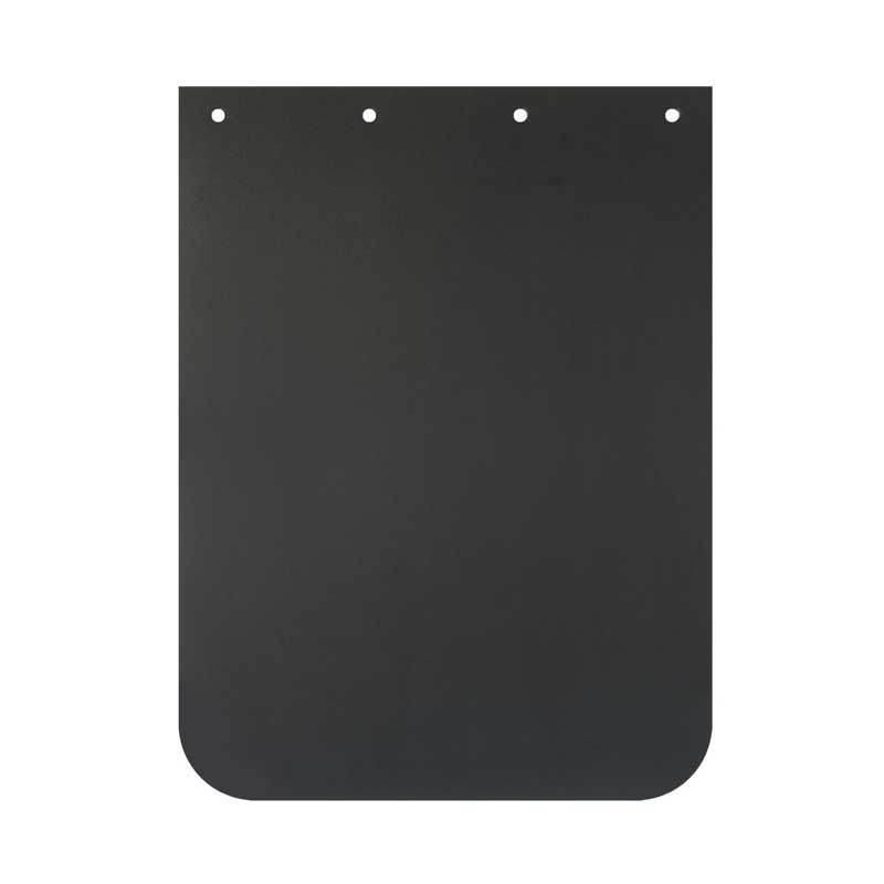 Semi Truck 24 X 30inch Plain Black Mudflaps