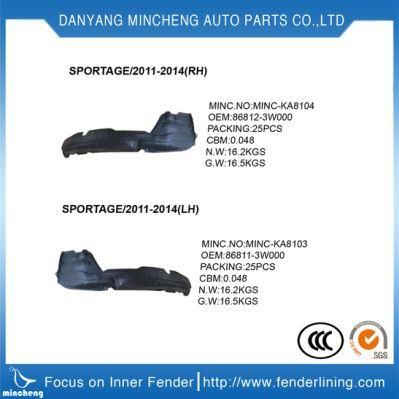 Wheel Housing Arch Inner Fender Liner for Touareg 03-10 Series 7L6809961f /