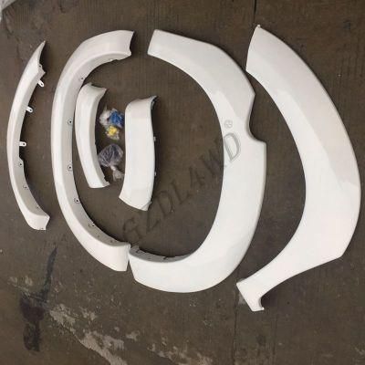 6 PCS White Color Original Style Fender Flare for Hilux Vigo 2012-2014