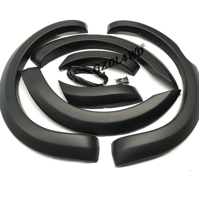 4WD Wildtrak Accessories Matte Black Fender Flare Wheel Arch for Ranger 2015/2017