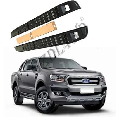 New Power Steel Black 2 PCS Running Board Side Steps for Ranger Raptor T6 T7 2012 +