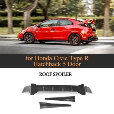 Carbon Fiber Rear Roof Spoiler Wing for Honda Civic New Type-R Style 2015-2016