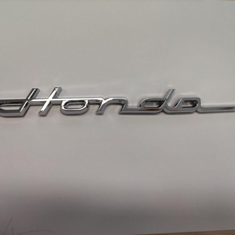 Chrome Silver Custom ABS Auto Accessories Car Letter Badge Emblem