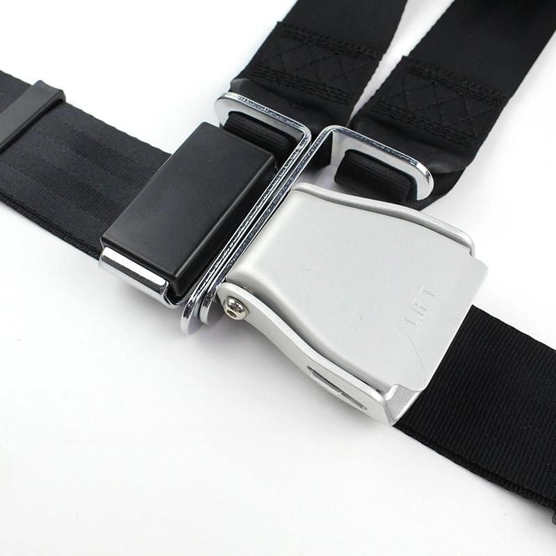 Fer034 Car Accessory Airplane Buckle 4 Point Racing Seat Belt
