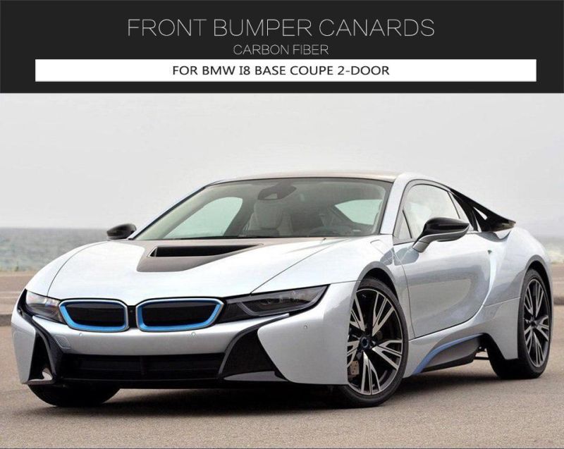 Carbon Fiber Front Bumper Splitter Fins for BMW I8 2014-2018