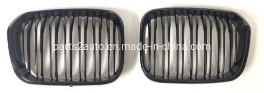 for BMW F20 Double Lines Gloss Black Grille 2015-in,