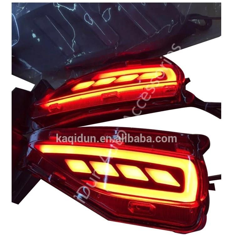 ABS Red LED Rear Fog Light Cover for Toyota Fortuner