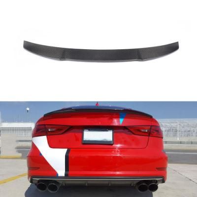 Carbon Fiber S3 Rear Spoiler for Audi A3 8V S3 RS3 Sedan 2014-2019