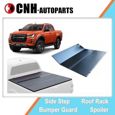 Auto Accessory Aluminum Hard Folding Tonneau Cover for D-Max 2020 2021 Pick up Trunk Cover