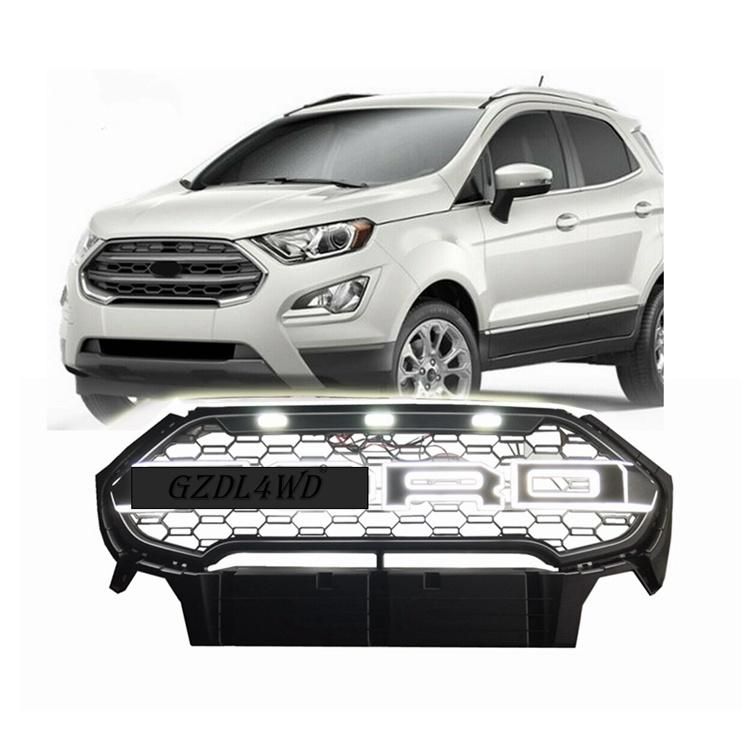 for Ford Ecosport Front Grill ABS Trim Grille 2019 2020