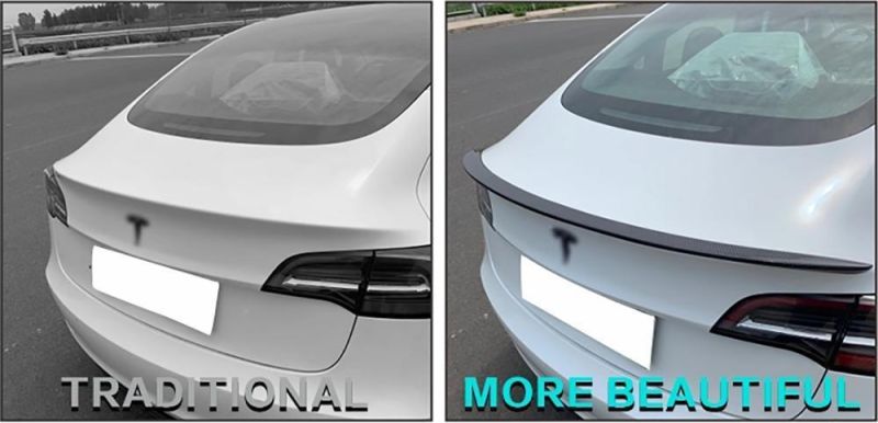 Tesla Model S Carbon Fiber Car Bumper Spoiler