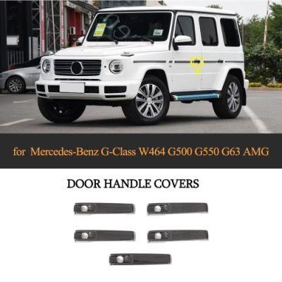Dry Carbon Fiber Door Handle Covers for Benz Mercedes W464 W463A G Class Wagon G63