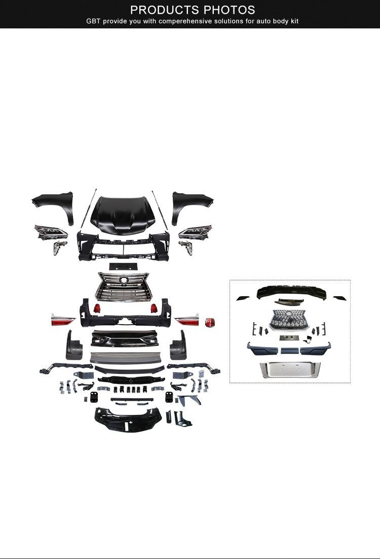 Gbt Auto Spare Part Year 2008-2015 to 2016 Front Rear Bumper for Lexus 570 Model