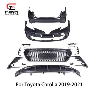Car Bumper for Toyota Corolla 2019-2021 PP Plastic Body Kit