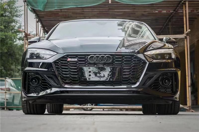 Front Bumper Grille for 2021 Audi A5 Upgrade RS5 Style radiator Grill