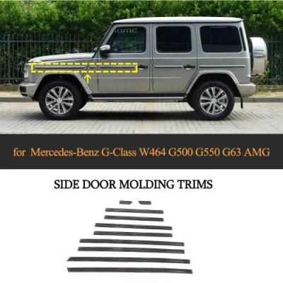Carbon Fiber Side Door Molding Trims for Benz Mercedes W464 W463A G Class Wagon G63