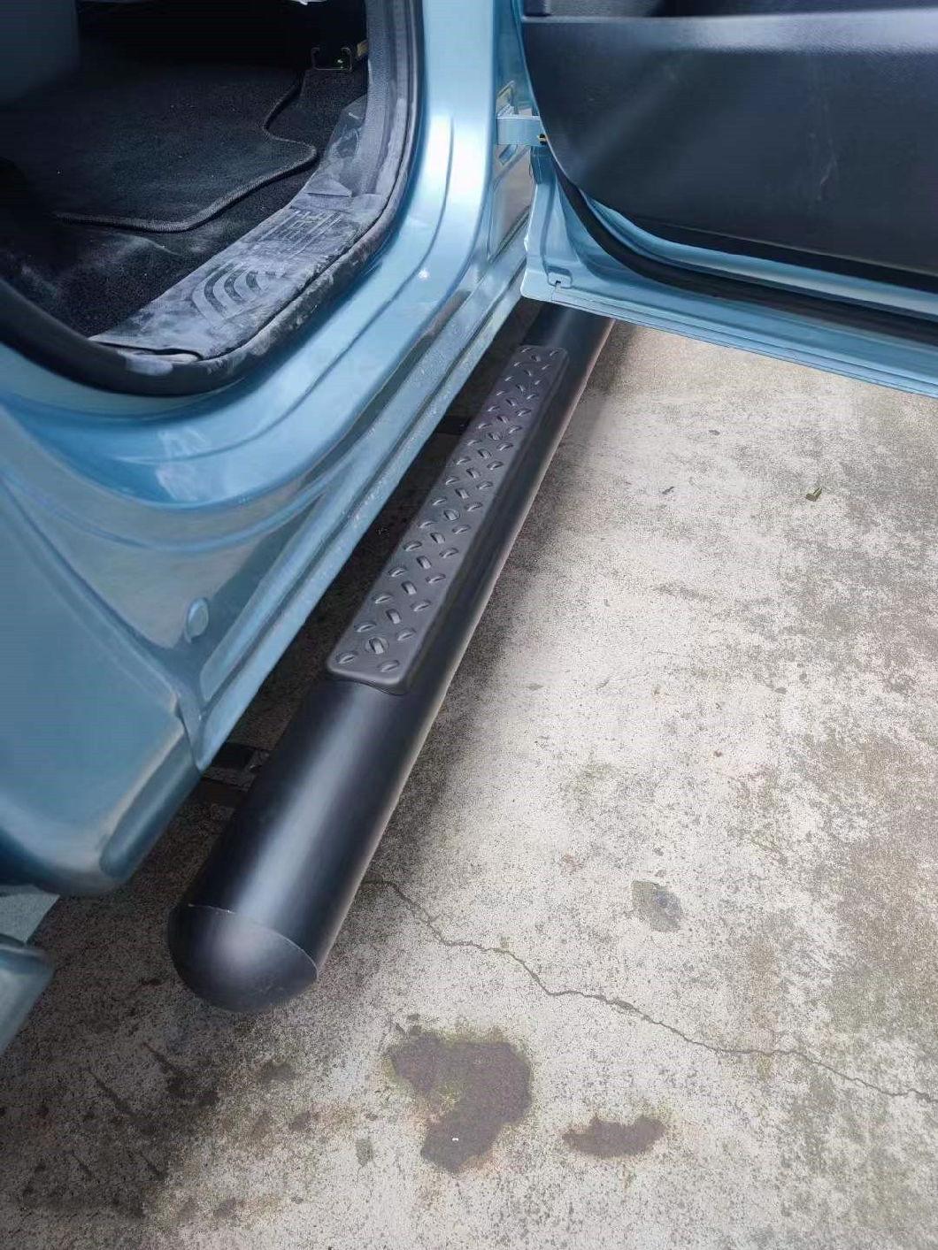 OEM Aluminum Alloy Side Step Auto Accessory 4X4 Pickup Truck Parts Round Tube Black Side Step Bars Running Boards for Chevrolet Colorado / Gmc Canyon