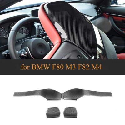 Carbon Fiber Back Seat Covers for BMW F82 M4 F80 M3 2014 - 2018