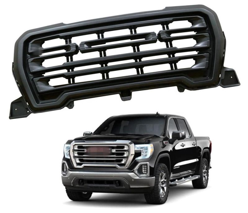 2019 Auto Replacement Grille Upgrade ABS Grill for Gmc Sierra 2500/3500 2015-2019 with Amber LED Lights
