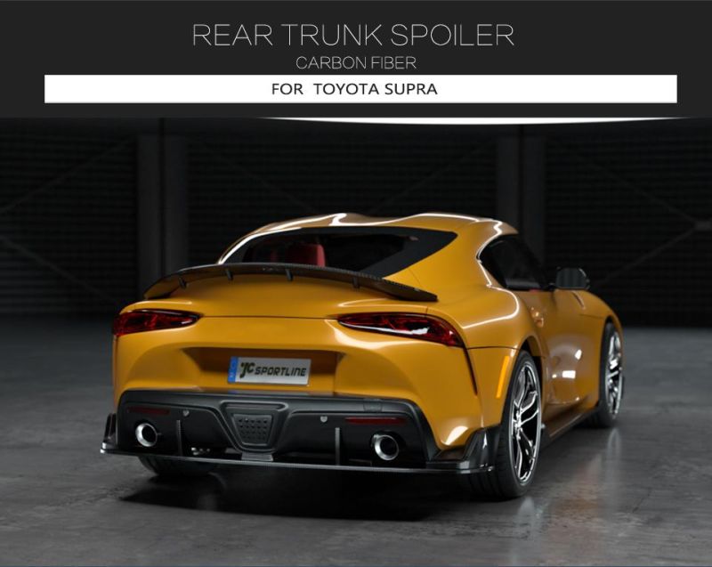 Carbon Fiber Rear Wing Spoiler for Toyota Supra A90 2019-2020