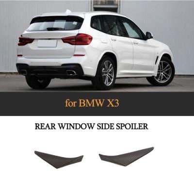 Carbon Fiber Rear Window Side Spoiler for BMW X3 2018-2019